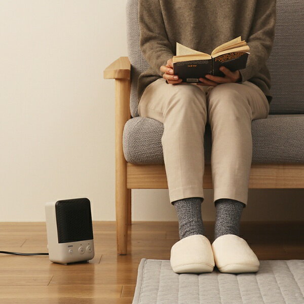 PRISMATE 人感センサー付 セラミックファンヒーター PR-WA023-LB