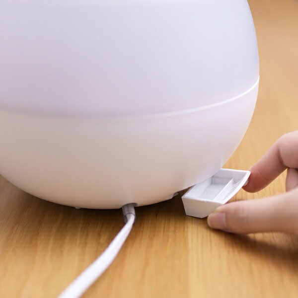 PRISMATE 上部給水超音波式加湿器 LuLuPure middle ホワイト PR-HF065-WH