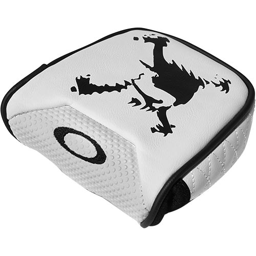 OAKLEY　オークリー パターカバー 黒×シルバー スカル ユニセックス　ゴルフ　e5 オークリー スカルシリーズ マレットタイプ　パターカバー | フリマアプリ ラクマ