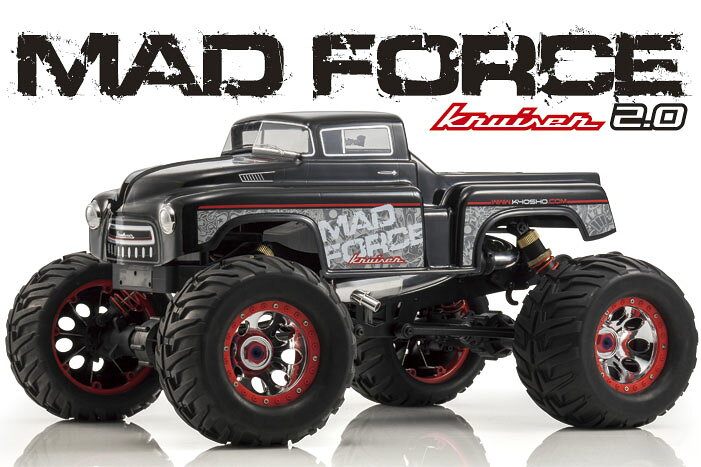楽天市場】京商 1/10 電動 4WD モンスタートラック KB10W マッドワゴン