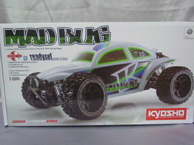 楽天市場】京商 1/10 電動 4WD モンスタートラック KB10W マッドワゴン