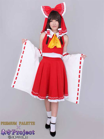楽天市場】アニマック 東方Project コスプレ衣装 博麗霊夢 男性用 S