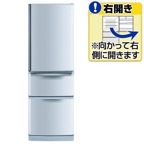 楽天市場】三菱電機 三菱 365L 3ドアノンフロン冷蔵庫 KuaL クリスタル