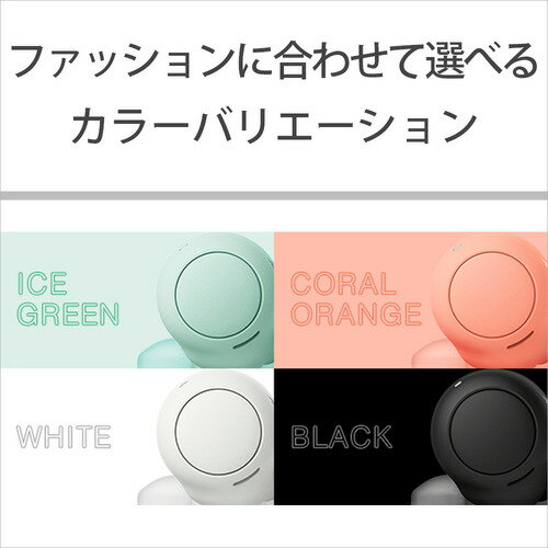 SONY フルワイヤレスイヤホン ブラック WF-C500(B)