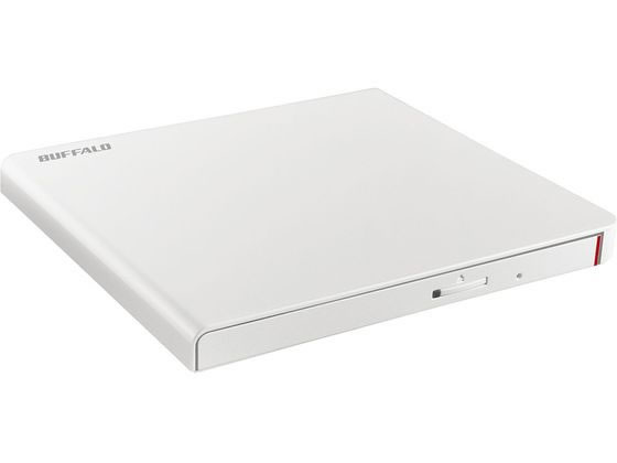 BUFFALO ポータブルDVDドライブ ホワイト DVSM-PLS8U2-WHB