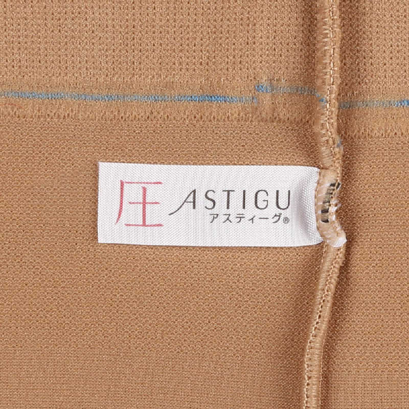 アスティーグ 圧 引き締める 着圧ストッキング M-L ヌーディベージュ(1足)