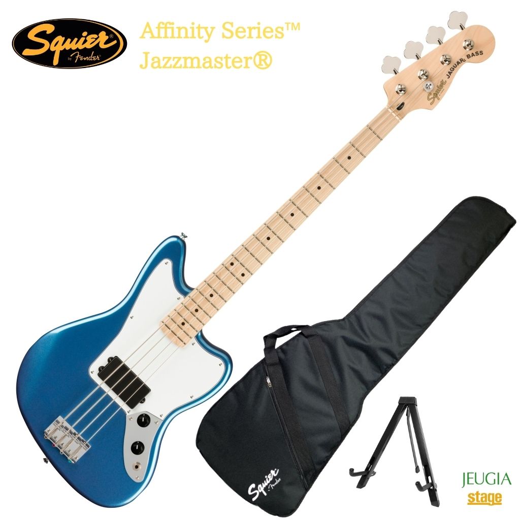 Squier Jaguar Bass ブルー　Affinity Series 楽天市場】Squier by Fender スクワイヤー エレキベース Affinity