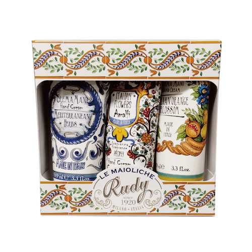 三和トレーディング La Maioliche ハンドクリーム ギフトセット Hand Cream Gift Set ラ・マヨルカ sa30930022
