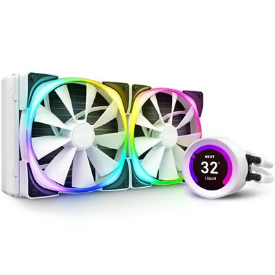 NZXT 水冷CPUクーラー KRAKEN Z RGB 280mm ホワイト RL-KRZ63-RW