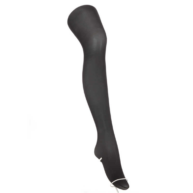 アスティーグ 黒 クールな漆黒 40デニール タイツ M-L ディープブラック(1足)