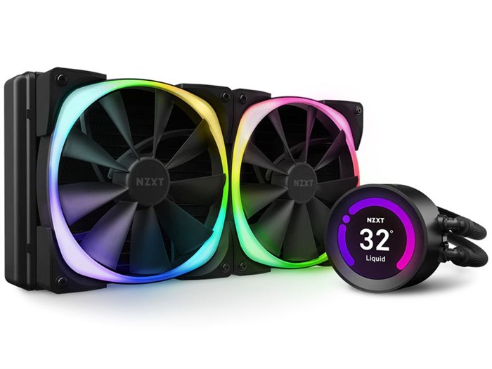 NZXT LCDディスプレイ搭載水冷CPUクーラー KRAKEN Z63 RGB ブラック RL-KRZ63-R1