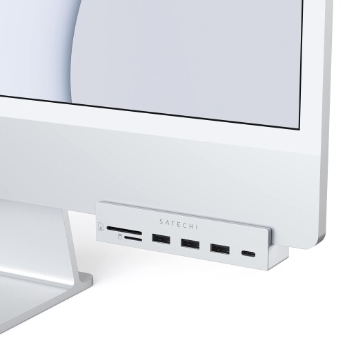Satechi USB-C クランプハブ iMac 24インチ対応 シルバー