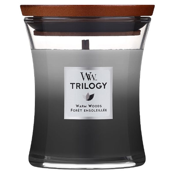 ウッドウィック wood wick トリロジー アロマキャンドル ウォームウッズ