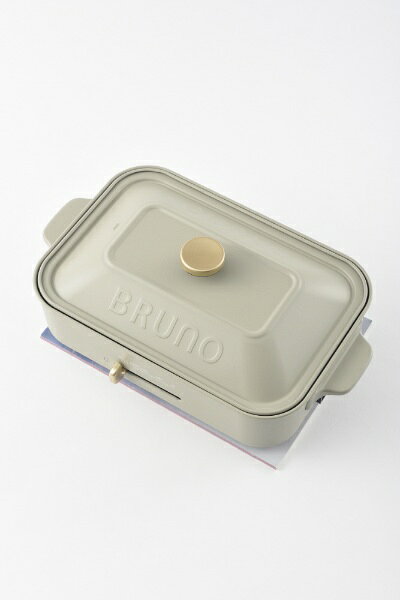 楽天市場】BRUNO BRUNO コンパクトホットプレート グリーングレー