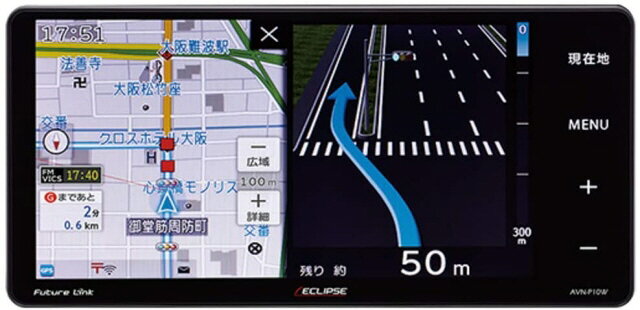 楽天市場】デンソーテン イクリプス カーナビゲーション AVN-P10W 