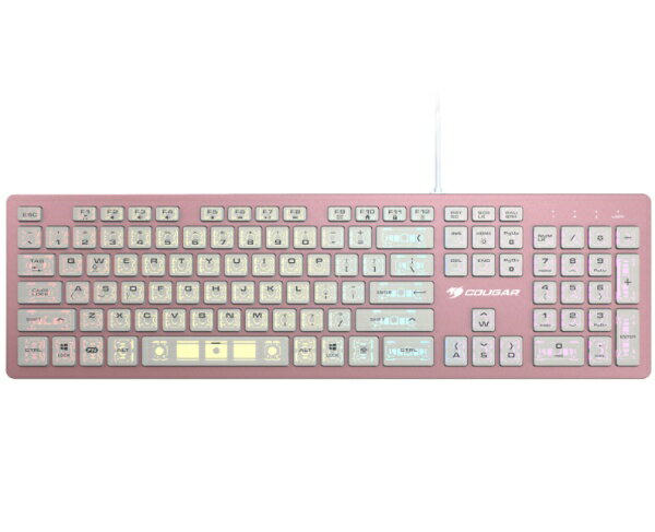 COUGAR ゲーミングキーボード VANTAR AX PINK