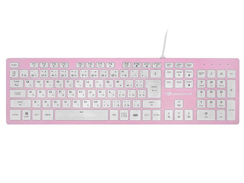 COUGAR ゲーミングキーボード VANTAR AX PINK