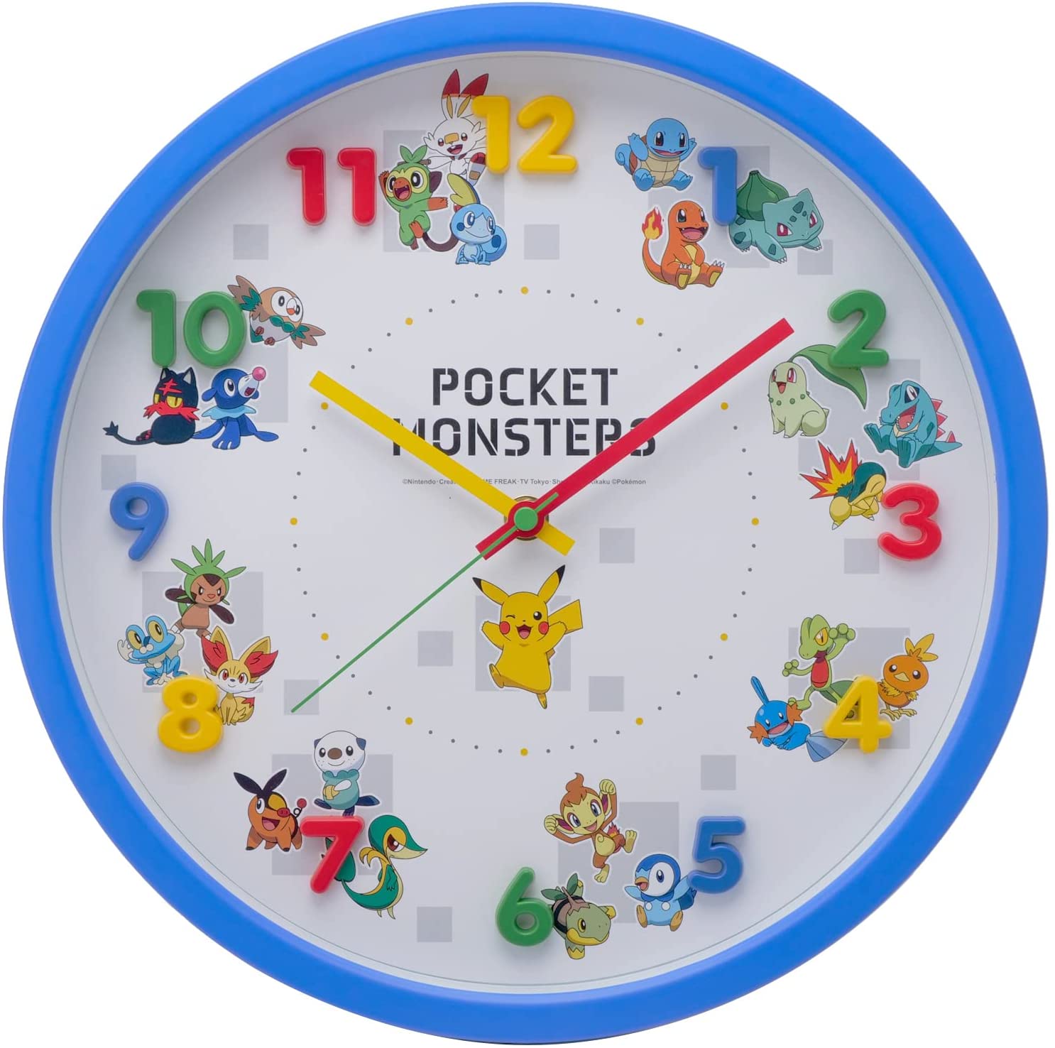 楽天市場】ティーズファクトリー ポケモン 壁掛け時計 アイコン