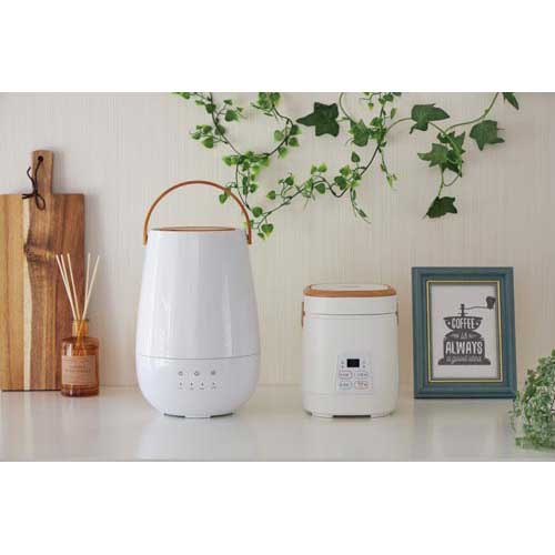 【新品未開封品】AL COLLE ハイブリッド加湿器　ASH-4012/W 楽天市場】アルファックス・コイズミ アルコレ ハイブリッド加湿器