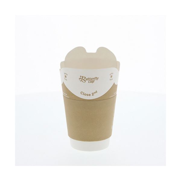 シモジマ｜SHIMOJIMA HEIKO バタフライカップ 8オンスホットダブル クラフト 004535204