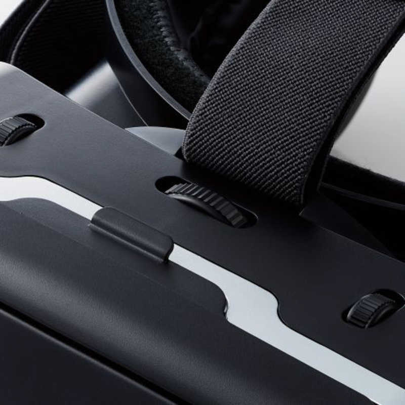 エレコム VRゴーグル ヘッドホン一体型 VRリモコン ブラック VRG-XEHR01BK(1セット)