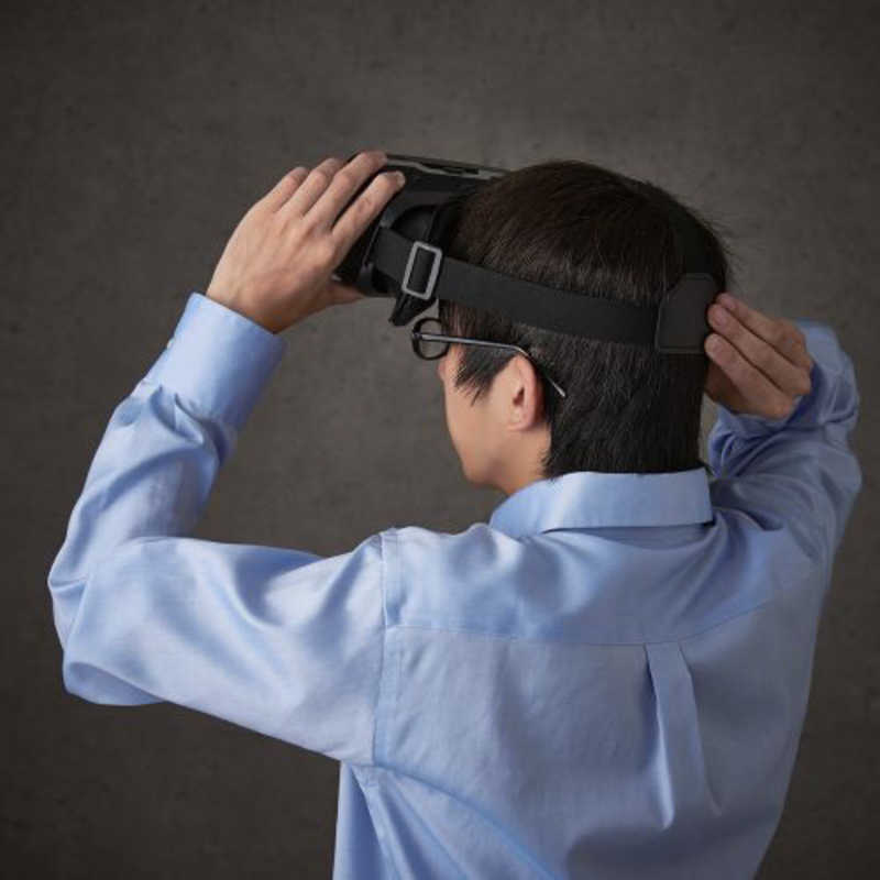 エレコム VRゴーグル VRリモコン スマホ 4.8～7インチ対応 ブラック VRG-M02RBK(1セット)