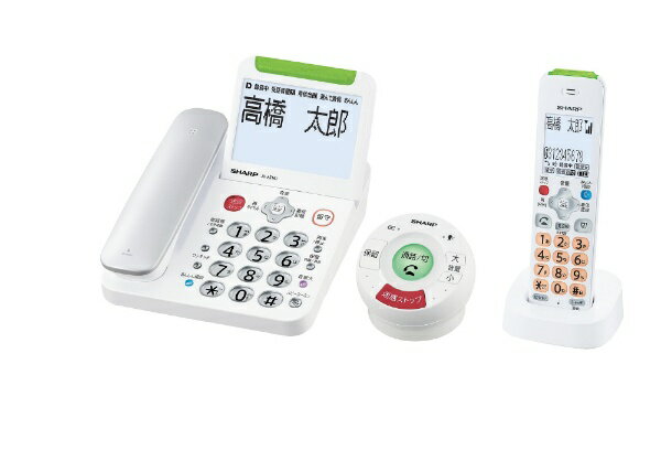 SHARP 防犯電話機 てもたん1台+子機1台タイプ JD-ATM1CL