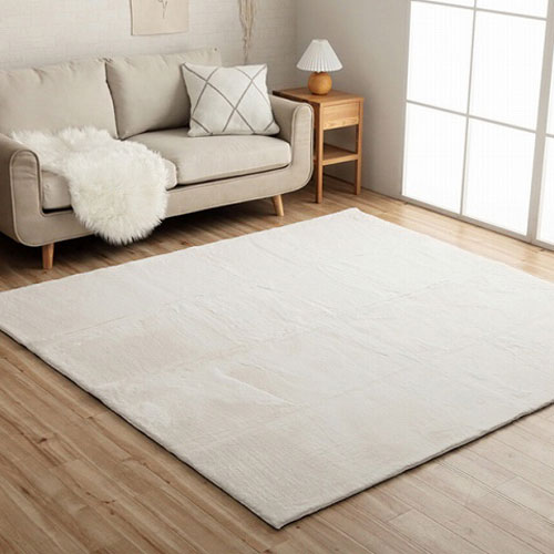 フリーリー シャギーラグ ラグ カーペット 200×200cm 約2畳 防ダニ フリーリー シャギーラグ 200×200cm ふわふわ 毛足25mm おしゃれ ラグ