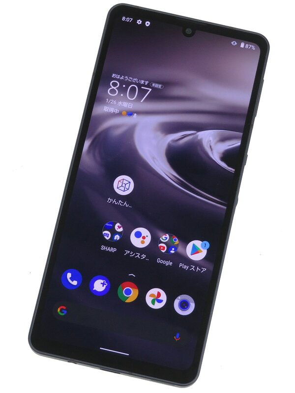 楽天モバイルSH-RM19 SHARP AQUOS sense6ブラック 美品 美品】AQUOS sense6 楽天モバイルSH-RM19ブラック