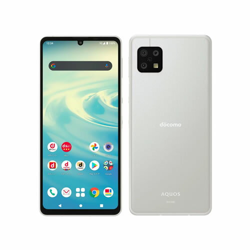SHARP シャープ AQUOS sense6 64GB シルバー SH-54B docomoロック解除SIMフリー