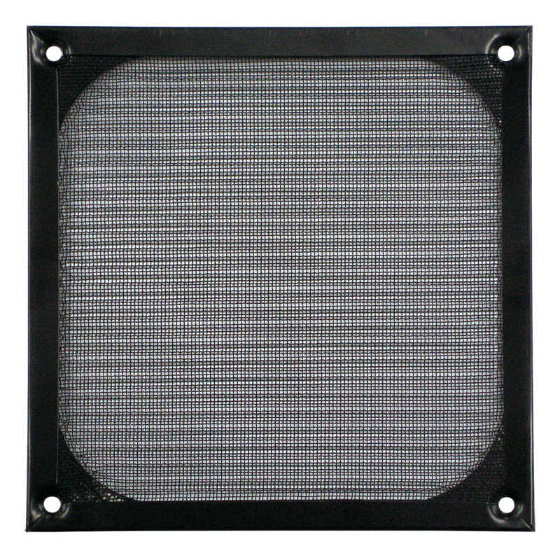 アイネックス アルミファンフィルター 140mm用 ブラック CFA-140C-BK