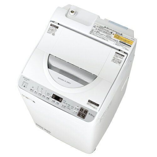 洗濯機 SHARP ES-GE5F  WHITE Amazon.co.jp: シャープ SHARP 全自動洗濯機 幅56.5cm(ボディ幅