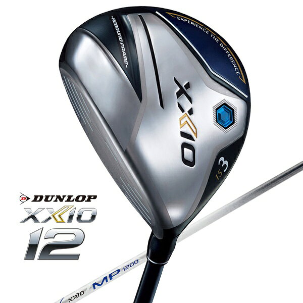 ゼクシオ12 フェアウェイウッド 左利き用 レフティ FW MP1200カーボンシャフト ネイビー DUNLOP ダンロップ XXIO12 ゼクシオ トゥエルブ