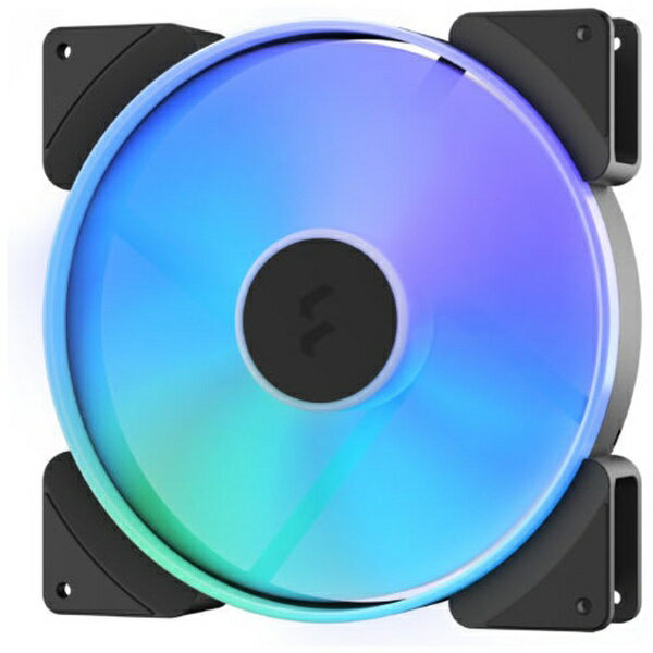 FRACTAL DESIGN｜フラクタルデザイン ケースファン 180mm /1200RPM Prisma AL-18 ARGB PWM ブラック FD-FAN-PRI-AL18-PWM