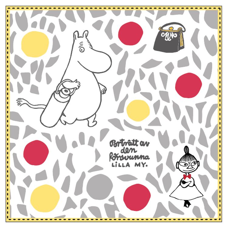 丸眞 ムーミン ミニタオル カラーサークル