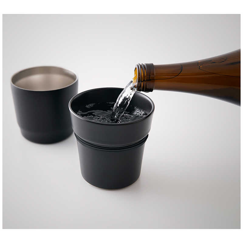 ピーコック おうち居酒屋 焼酎タンブラー 0.27L ブラック ATE-30 B(1個)