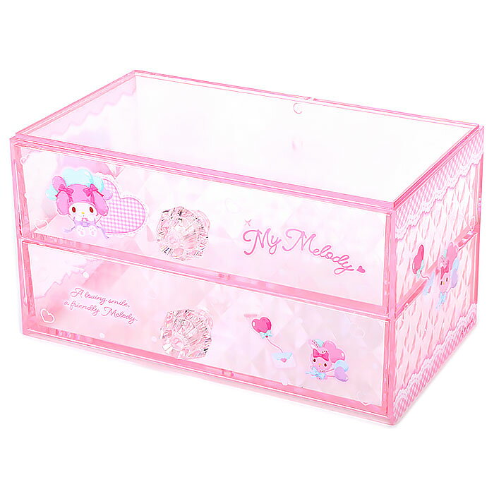 楽天市場】サンリオ マイメロディ キラキラクリアスタッキングチェスト