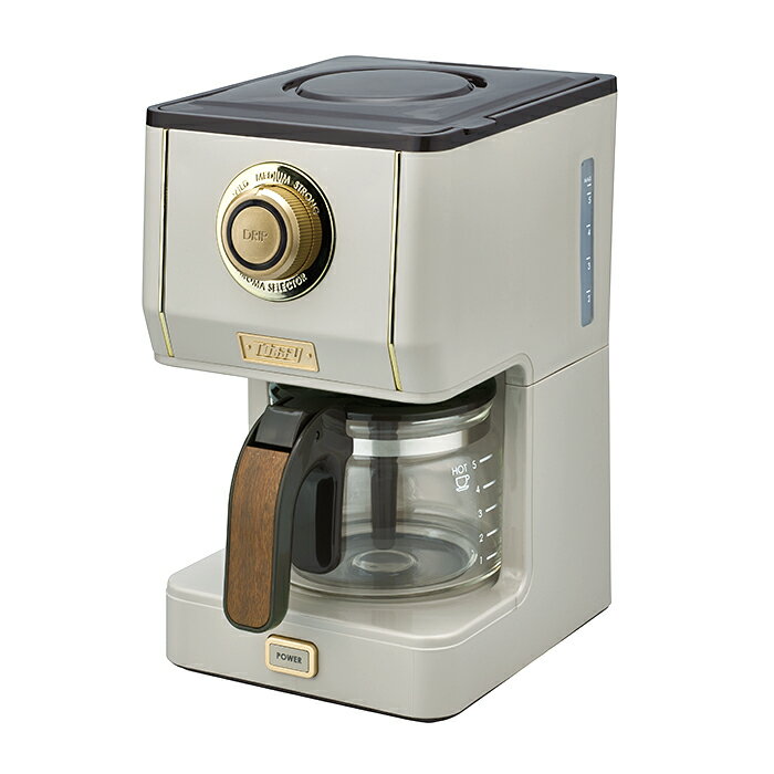 Toffy アロマドリップコーヒーメーカー K-CM5-PA