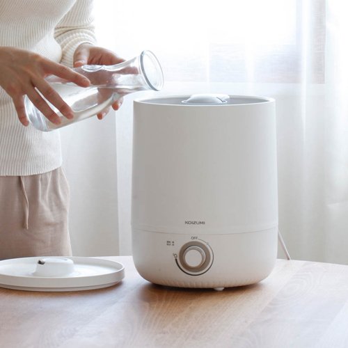 コイズミ 超音波加湿器 ホワイト KHM-2319／W(1台)