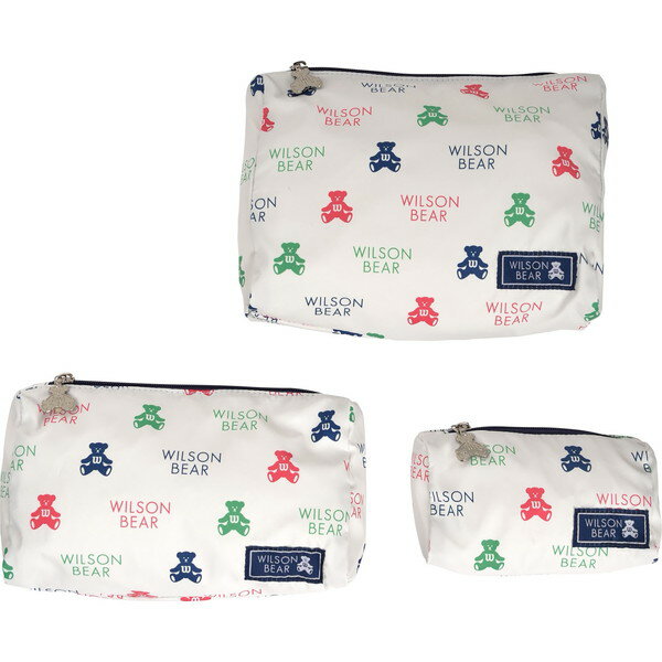 Wilson ONE BEAR コスメティックバッグ ホワイト WR8015403001