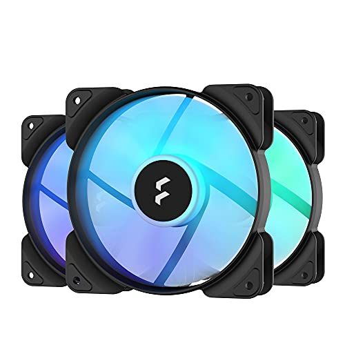 FRACTAL DESIGN｜フラクタルデザイン ケースファンx3 120mm /1200RPM Aspect 12 RGB Black Frame 3-Pack ブラック FD-F-AS1-1206
