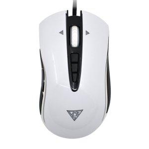 BlueSea 光学式ゲーミングマウス シンプル USB有線式 ホワイト