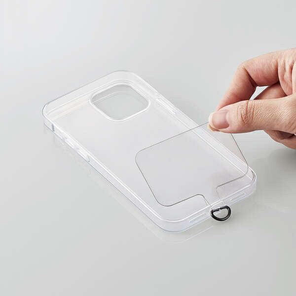 エレコム スマホアクセサリ 外付ストラップホール ハンドストラップ P-STHHANCR(1個)