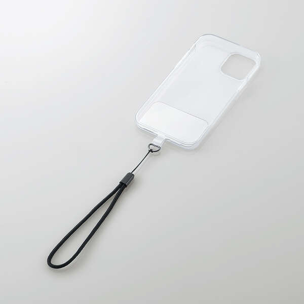 エレコム スマホアクセサリ 外付ストラップホール ハンドストラップ P-STHHANCR(1個)