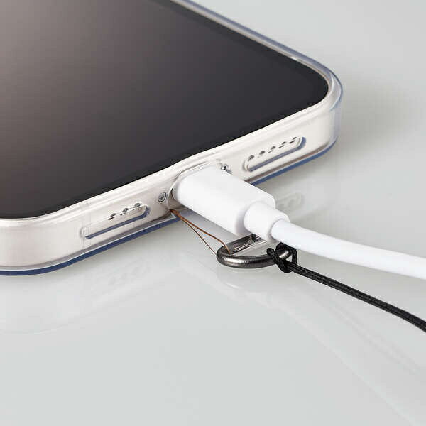 エレコム スマホアクセサリ 外付ストラップホール ハンドストラップ P-STHHANCR(1個)