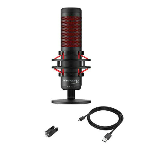 楽天市場】HyperX QuadCast HX-MICQC-BK USBスタンドアロンマイク 仙台