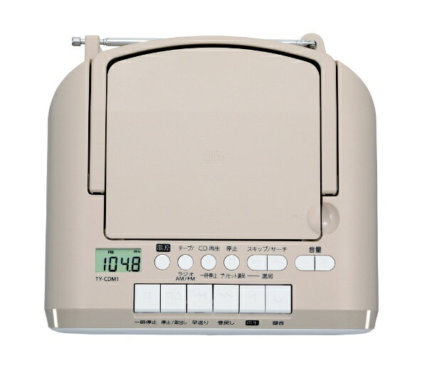 TOSHIBA CDラジカセ ベージュ TY-CDM1(C)