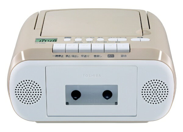 TOSHIBA CDラジカセ ベージュ TY-CDM1(C)