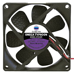 アイネックス ケースファン 80mm 高速タイプ OMEGA TYPHOON CFZ-80RB