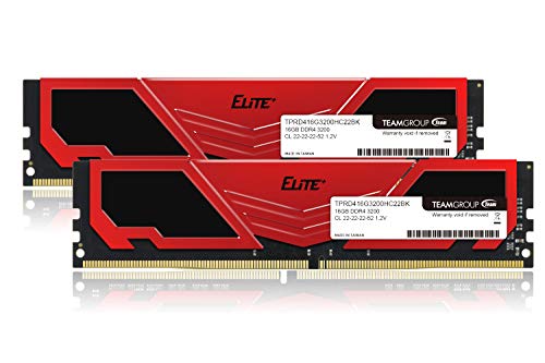 Team DDR4 3200Mhz PC4-25600 16GBx2枚 デスクトップ用メモリ Elite Plus シリーズ